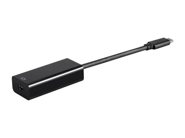 Monoprice USB-C to Mini DisplayPort Adapter - Black Network Adapter, RJ45 - Select Series
