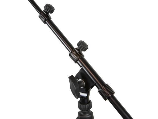 Microphone Stand with Hand-Clutch and Telescopic Boom