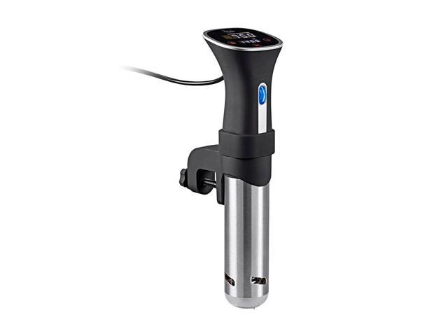 Monoprice Sous Vide Immersion Cooker 800W - Black/Silver With Adjustable Clamp And Digital LED Touch Screen, Easy To Clean - Strata Home Collection
