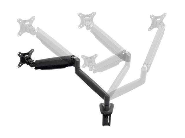 Monoprice Smooth Full Motion Single Monitor Adjustable Gas Spring Desk Mount - Black For Large Screens, Supports Up To 34 inch Monitors, 19.8 LBS...