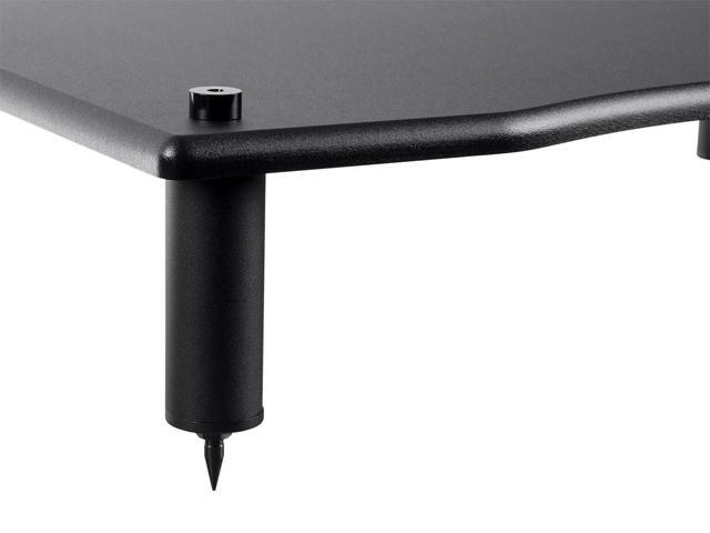 Monolith Amplifier/Component Stand - Black (23.8 x 16.7 x 4.7 Inches) Compatible With Bose, Polk, Sony, Yamaha, Pioneer and others