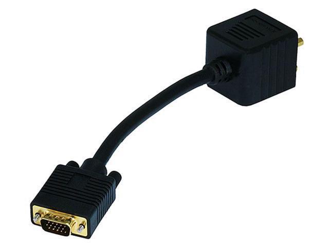 Monoprice Video Splitter - VGA(HD15) Male to VGA(HD15) Female / DVI-A Female