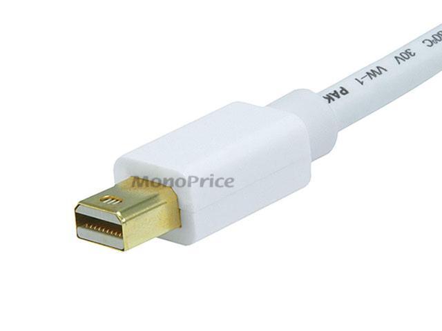 Monoprice 15Ft 32Awg Mini Displayport Cable - White