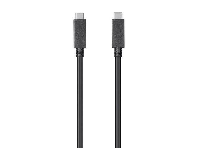Monoprice USB C to USB C 3.1 Gen 1 Cable - 2 Meters (6.6 Feet) - Black Fast Charging, 5Gbps, 3A, 30AWG, Type C, Compatible with Xbox One / PS5 /...