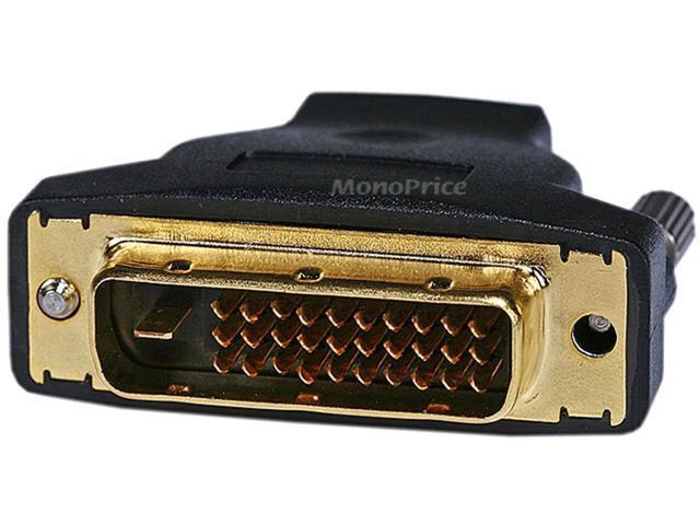 Monoprice M1-D(P & D) Male to HDMI Female Adapter (Gold Plated Connector) For Use With M1 Ports On Infocus Projectors