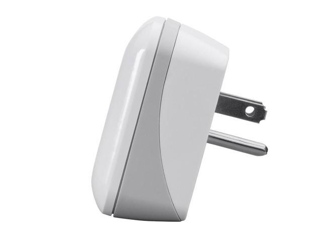 Monoprice Power & Surge - White 1 Outlet Surge Protector with End of Service Alarm, 900 Joules 15A / 125V / 1875W, 10dB to 60dB
