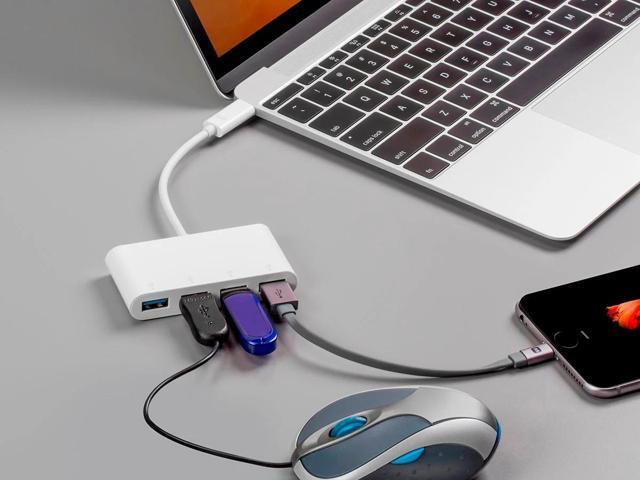Monoprice Select Series 4-Port USB-C Hub White (115248)