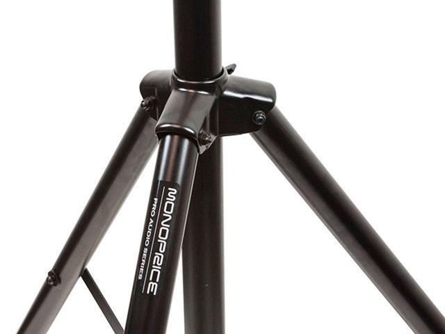 Monoprice Adjustable PA Live Sound Speaker Stands with Air Cushion - Pair