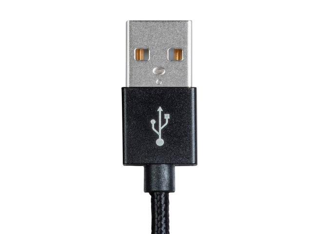 Monoprice Palette Series MFi Certified Lightning to USB Charge & Sync Cable, 6ft Black