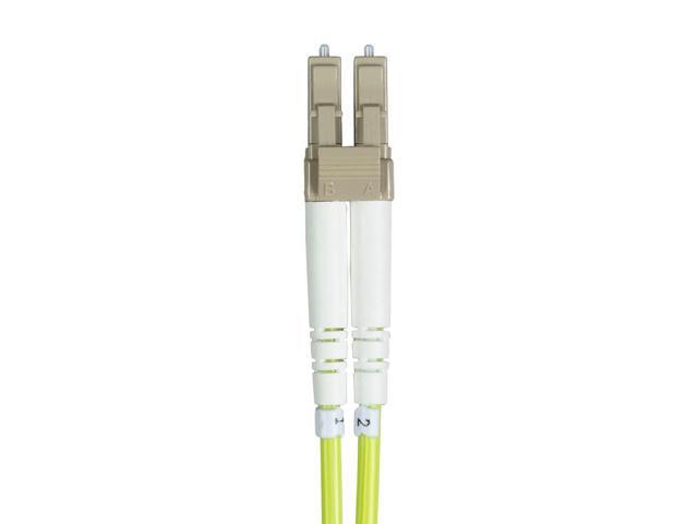 Monoprice Fiber Optic Cable - Green - 5 Meter OM5, LC/UPC-LC/UPC, Multi Mode Duplex, (50/125 Type) - Entegrade Series
