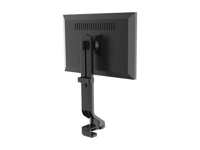 Monoprice Single Monitor Low Profile Flat Clamp Mount - Black Compatible With Screens Up to 32 Inches - Workstream Collection