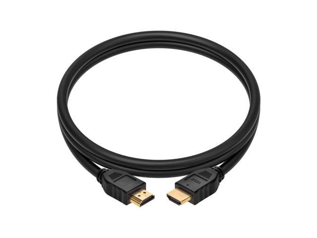 Monoprice HDMI Cable - 3 Feet - Black (No Logo) High Speed, 4K@60Hz HDR, 18Gbps, YUV 4:4:4, 32AWG, CL2, Compatible with UHD TV and More -...