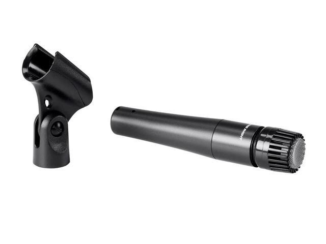 Monoprice Performance Dynamic Instrument Microphone with Clip and Bag, Unidirectional Cardioid Pickup Pattern, For Guitars Amps, Drums, or Horns