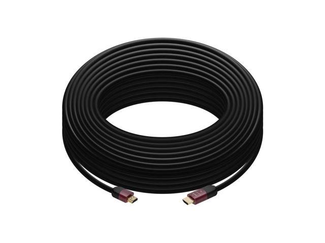 Monoprice HDMI Cable - 60 Feet - Black High Speed, Active Chipset, 4k@24Hz, 10.2Gbps, 24AWG, YUV 4:2:0, CL2 - Cabernet Ultra Series