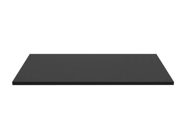 Monoprice Table Top for Sit-Stand Height Adjustable Desk Frame, 4ft, Black, Enough Room for PC or Laptop, Monitors, Keyboard - Workstream Collection