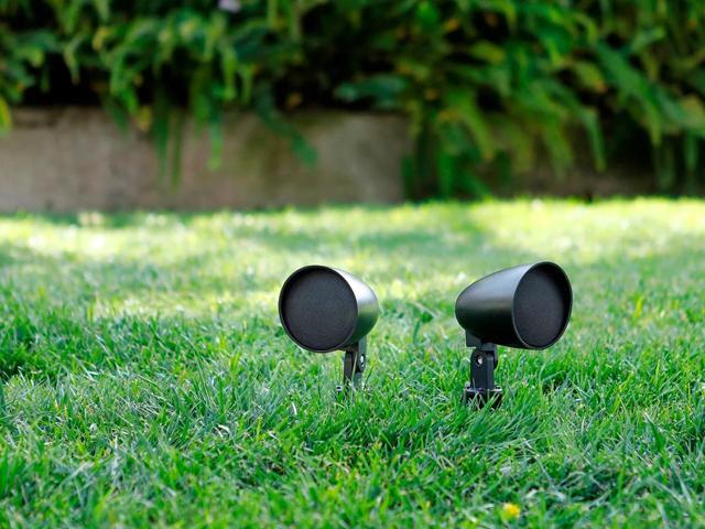 Monoprice Outdoor 2.5-inch Satellite Garden Speaker (pair) - Sycamore Series - image 6