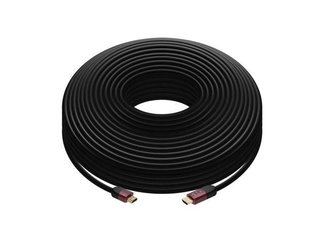 Monoprice 4K High Speed Active HDMI Cable - 100 Feet - Black CL2, In Wall Rated, 18Gbps, Compatible with Playstation 5, PS4 PS3, UHD TV,...
