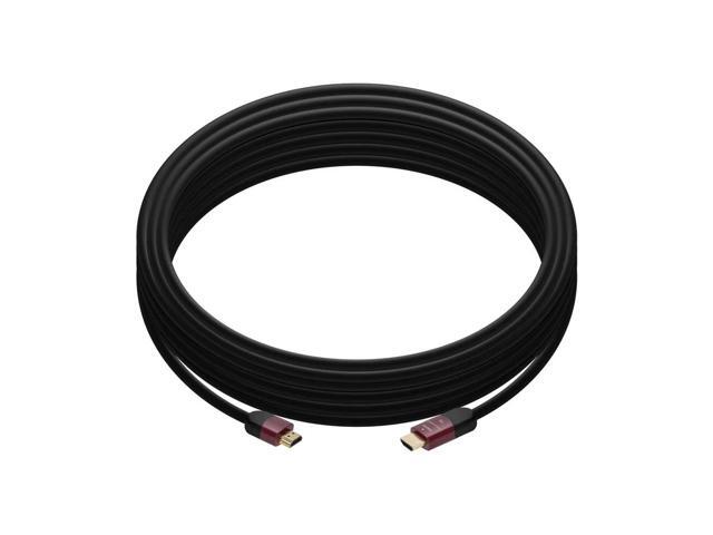 Monoprice HDMI Cable - 25 Feet - Black High Speed, Active Chipset, 4K@60Hz, HDR, 18 Gbps, CL2 - Cabernet Ultra Series