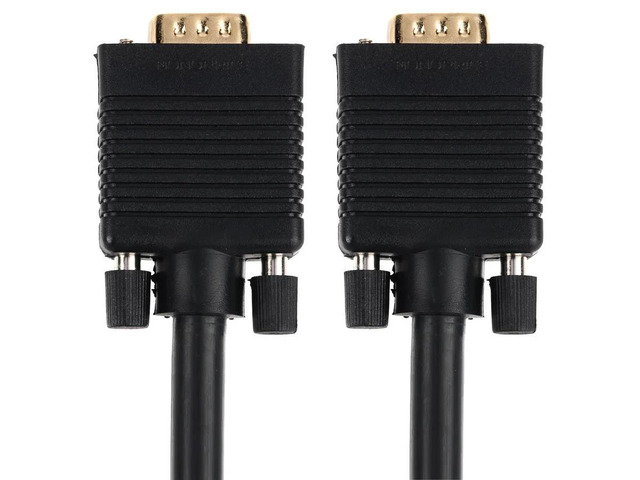 Monoprice SVGA Super VGA M/M Monitor Cable - 3 Feet With ferrites Gold Plated