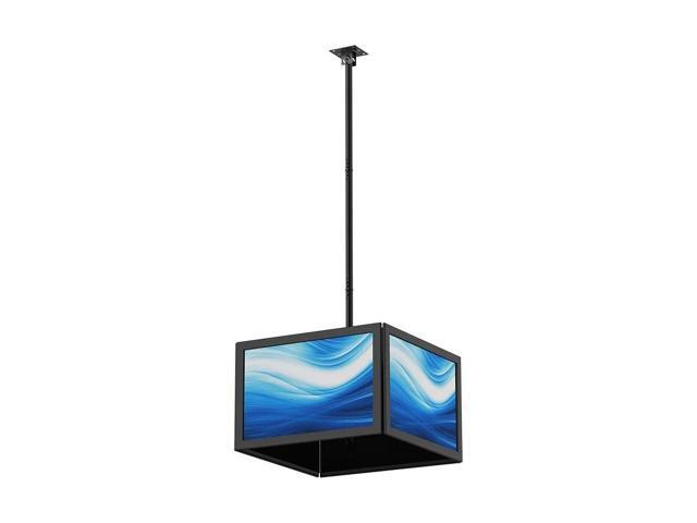 Monoprice Quad Sided Ceiling TV Mount Bracket, For TVs 32 to 65 Inches, Max Weight 66lbs per Screen