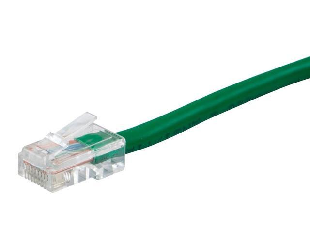 Monoprice Cat6 Ethernet Patch Cable - 5 Feet - Green, RJ45, Stranded, 550Mhz, UTP, Pure Bare Copper Wire, 24AWG - Zeroboot Series