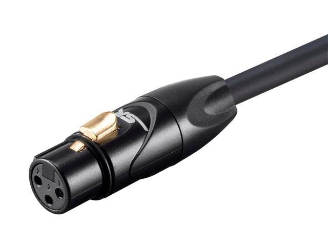 Monoprice XLR Male to XLR Female Cable [Microphone & Interconnect] - 35 Feet Gold Plated, 16AWG - Stage Right Series