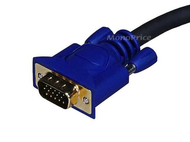 Monoprice 6ft VGA to 3 RCA Component Video Adapter for Projectors