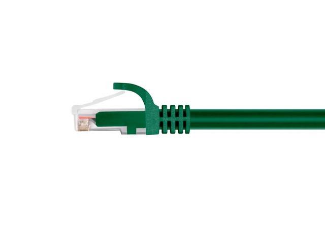 Monoprice Cat5e Ethernet Patch Cable - 10 Feet - Green Network Internet Cord - RJ45, Stranded, 350Mhz, UTP, Pure Bare Copper Wire, 24AWG -...