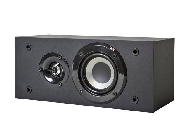 Monoprice Premium Home Theater Center Channel Speaker, Black