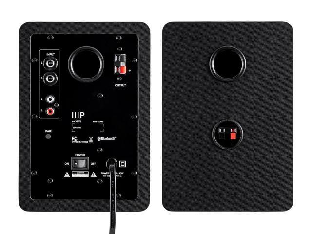 Monoprice DT-4BT 60-Watt Multimedia Desktop Powered Speakers With Bluetooth For Home, Office, Gaming, Or Entertainment Setup