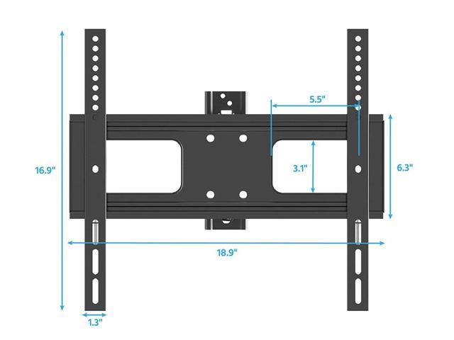 Monoprice Outdoor Full Motion TV Wall Mount Bracket For TVs 32in to 100in Max Weight 110 lbs VESA Patterns Up to 200x200 to 400x400 - image 3