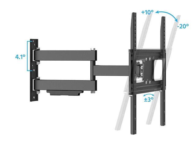 Monoprice Outdoor Full Motion TV Wall Mount Bracket For TVs 32in to 100in Max Weight 110 lbs VESA Patterns Up to 200x200 to 400x400 - image 4