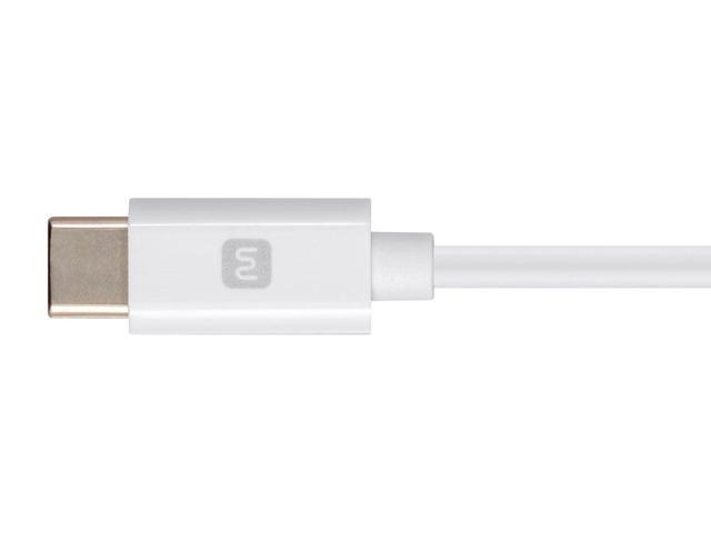Monoprice Apple MFi Certified Lightning to USB Type-C and Sync Cable - 6 Feet - White Compatible with iPod, iPhone, iPad with Lightning Connector