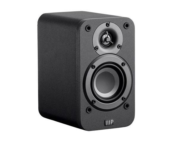 Monoprice HT-35 Premium 5.1-Channel Home Theater System - Charcoal, With Powered Subwoofer, Low Profile Speaker Grilles, Secure Mounting Option