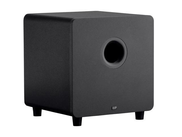 Monoprice HT-35 Premium 5.1-Channel Home Theater System - Charcoal, With Powered Subwoofer, Low Profile Speaker Grilles, Secure Mounting Option