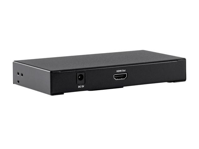 Monoprice Blackbird 4K@60Hz Multi Video Input HDMI Converter, Mini DisplayPort, HDMI, VGA With 3.5mm Analog Audio, and USB Type-C Audio/Video Inputs