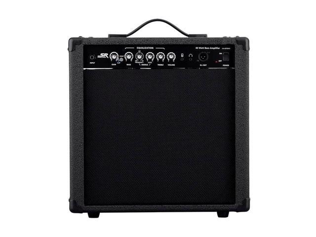 Monoprice 40-Watt 1x10 Bass Combo Amplifier, Built-in Compressor and Direct Injection XLR Output - Stage Right Series
