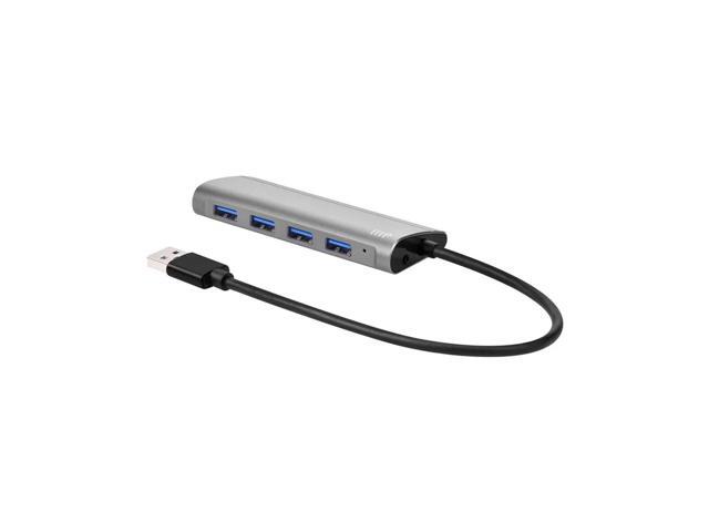 Monoprice USB 3.0 Hub 4-port, Aluminum Unibody Design, Up to 5Gbps, Plug and Play