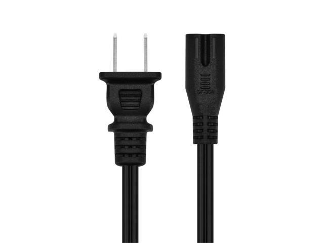 Monoprice AC Power Cord Cable - 3 Feet Without Polarized 18AWG, 10A (NEMA 1-15P to IEC-320-C7)