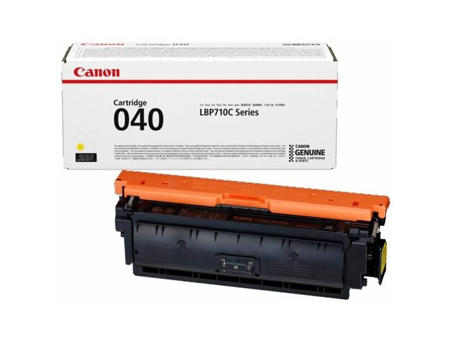 Canon CRG 040 Toner Cartridge - Yellow Full Yield Cartridge