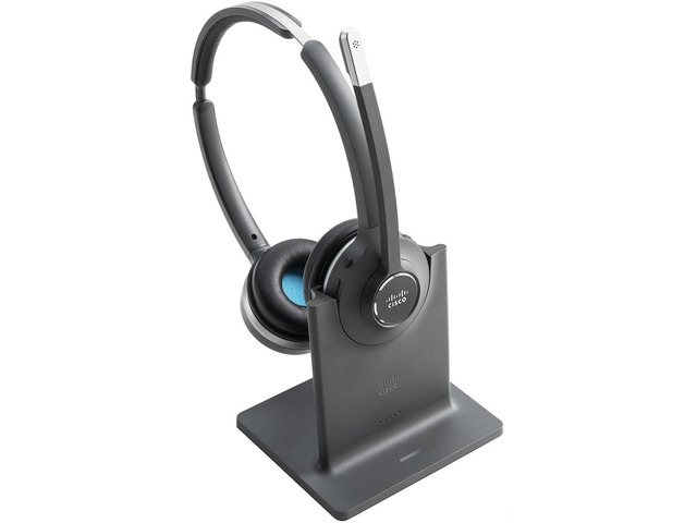 Cisco 562 Wireless Dual - Headset - on-ear - DECT 6.0 - wireless - with Multibase Station - for Cisco DX70, DX80, IP Pho