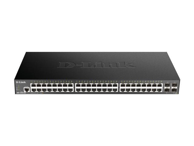 D-Link DGS 1250-52X - Switch - L3 Lite - smart - 48 x 10/100/1000 + 4 x 10 Gigabit SFP+ - rack-mountable
