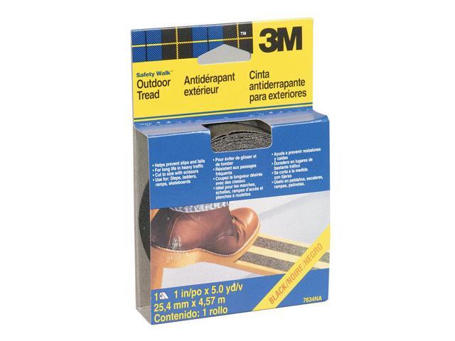 3m 7634NA Black 1 inch X 15 Step Ladder Safety Treads