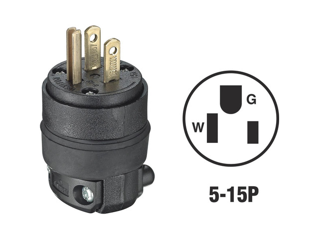 Leviton Plug Hd Ground 1064-0407
