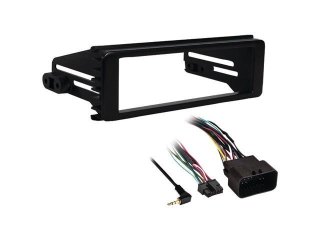 Metra - Dash Kit for Select 1996-2013 Harley Electra/Street Glide Road DIN - Black - image 2