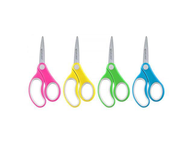 Westcott Junior Scissors Pointed Tip 5' Full 12/PK STST/AST 15972