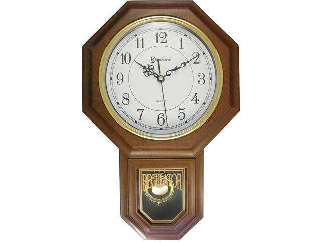 TIMEKEEPER 180WAGM Essex(R) 17' Modern Pendulum Wall Clock (Faux Wood)