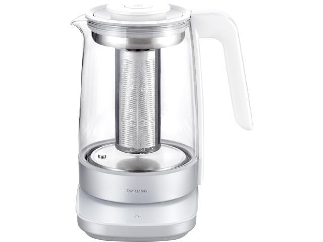 ZWILLING Enfinigy Glass Kettle, Tea Kettle, Silver