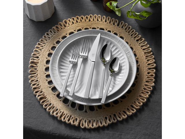 ZWILLING Squared 45-pc 18/10 Stainless Steel Flatware Set