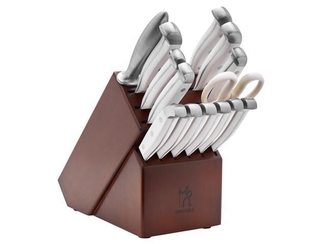 HENCKELS Statement 15-pc Knife Block Set - White Handles